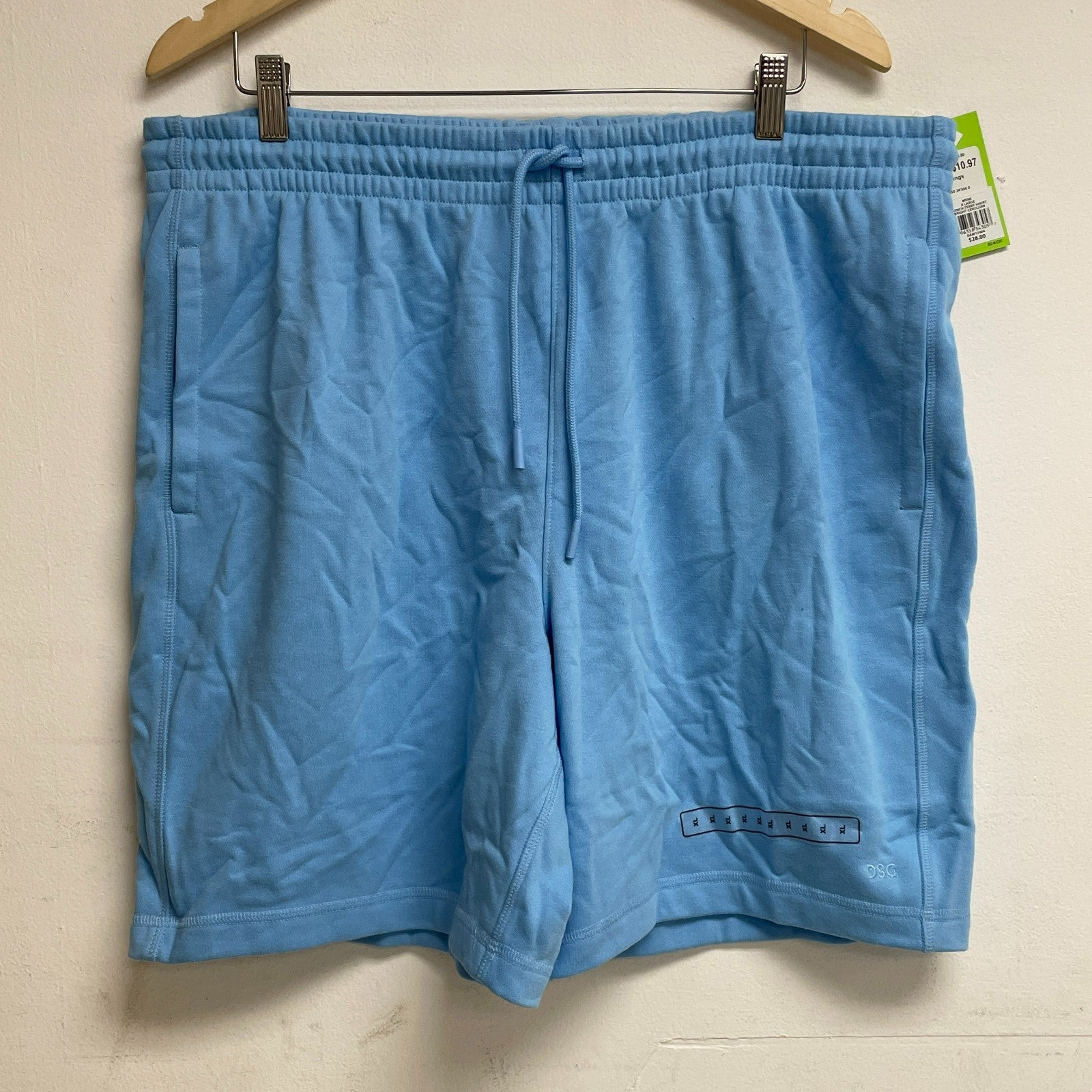 DSG Menâs 8" French Terry Lounge Shorts Bright Cerulean DAM13406