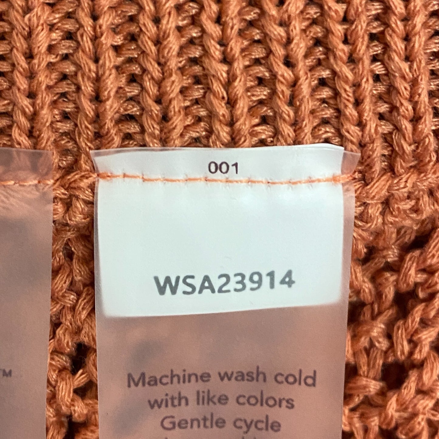 Calia Women's Sweater Knit Cover Up Mid Rise Swim Bottom Apricot Aura WSA23914