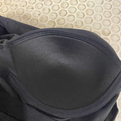 CALIA Womenâs Seamed Power Sculpt One Piece Swimsuit Pure Black Size WSA22102