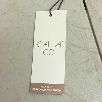 CALIA Women's 3 in Kick It Up Mid Rise Relaxed Shorts Pure Black Summer WAX12261