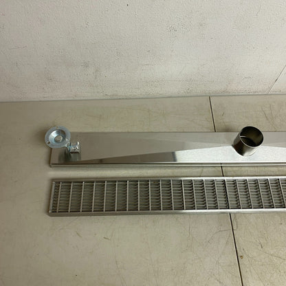 Signature Hardware 36" Carmen Linear Shower Drain - Brushed Stainless Steel