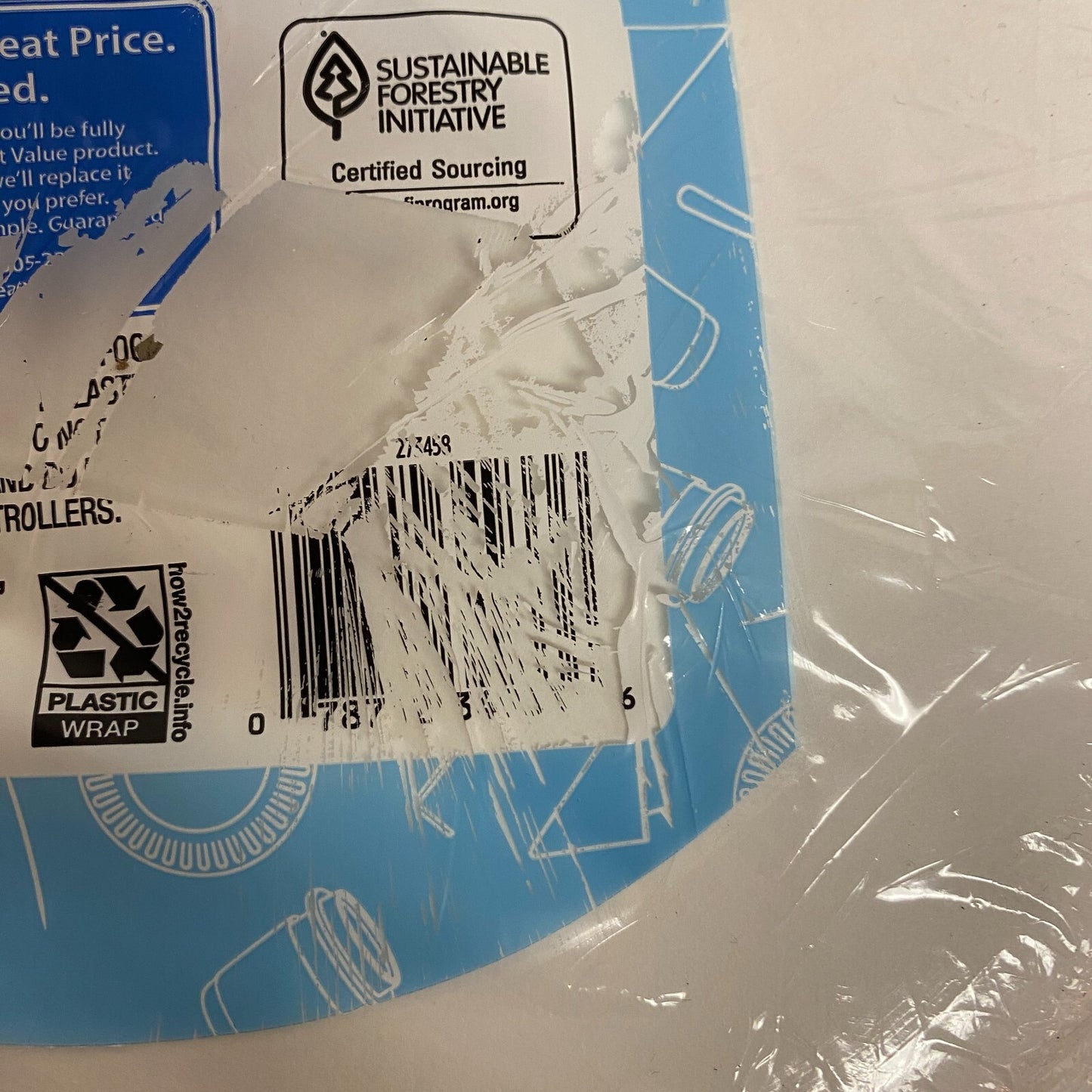 Great Value Plain White Everyday Plates 100 count Brand New!