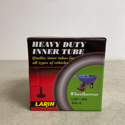 Larin LWT-400 Heavy-Duty Inner Tube 400-6 Wheelbarrow with TR-13 Valve Stem