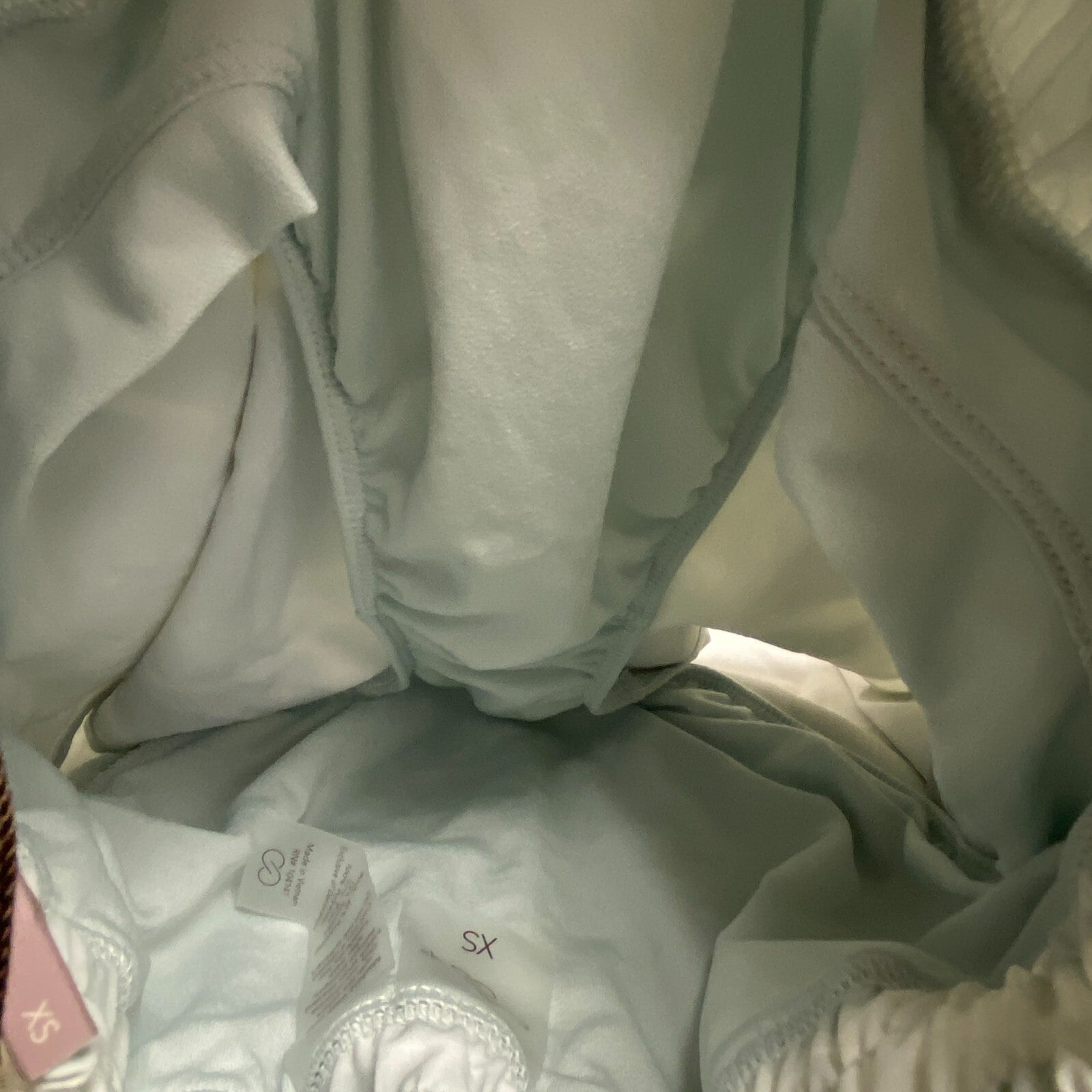 Calia 3" Inseam High Rise Step Up Short Aquatic Coral Light Green WAX12351PRT