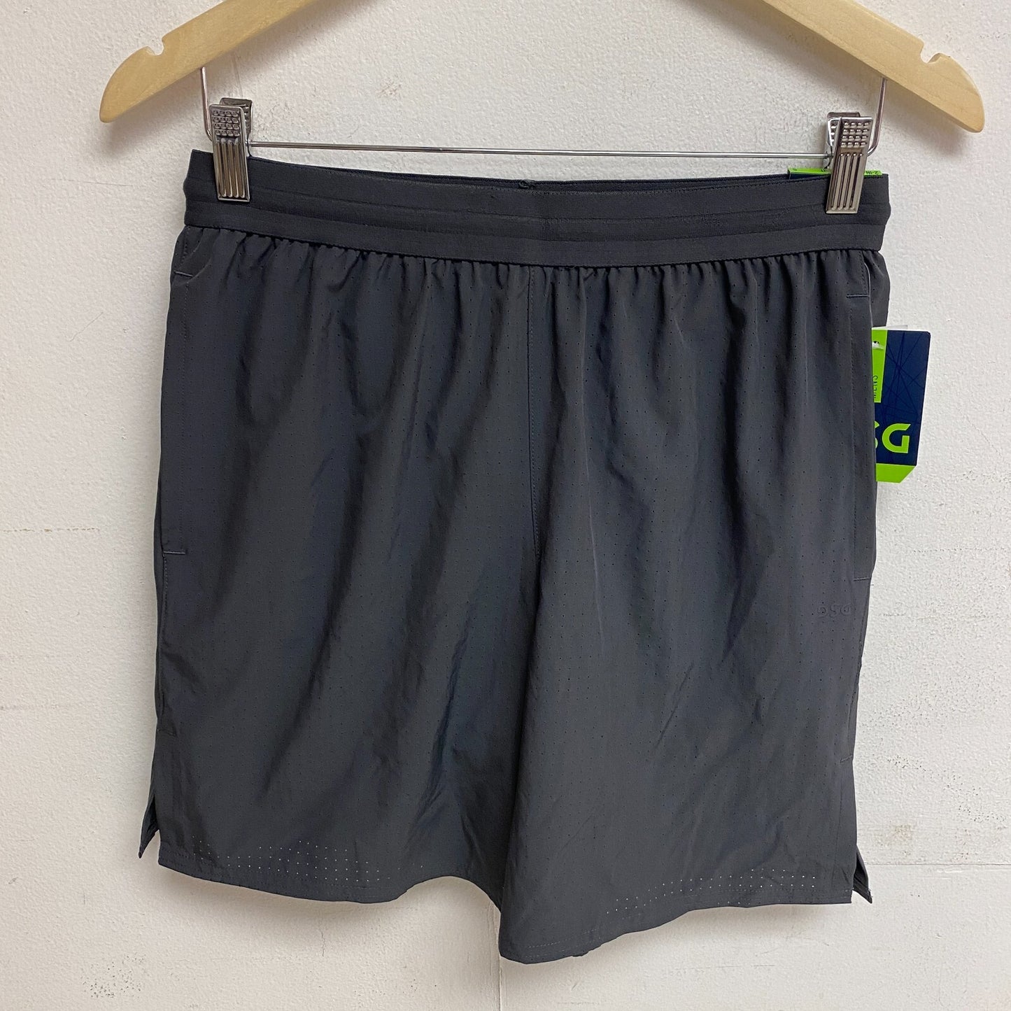 DSG Men's Perforated 2-in-1 short Full Compression Liner Asphalt Gray DAM12116