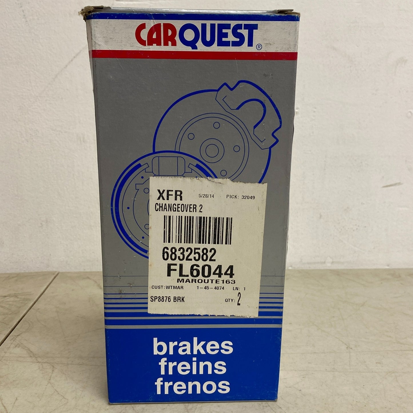 CARQUEST Brake Hydraulic Hose Assembly Black EPDM Rubber Model BHA380318