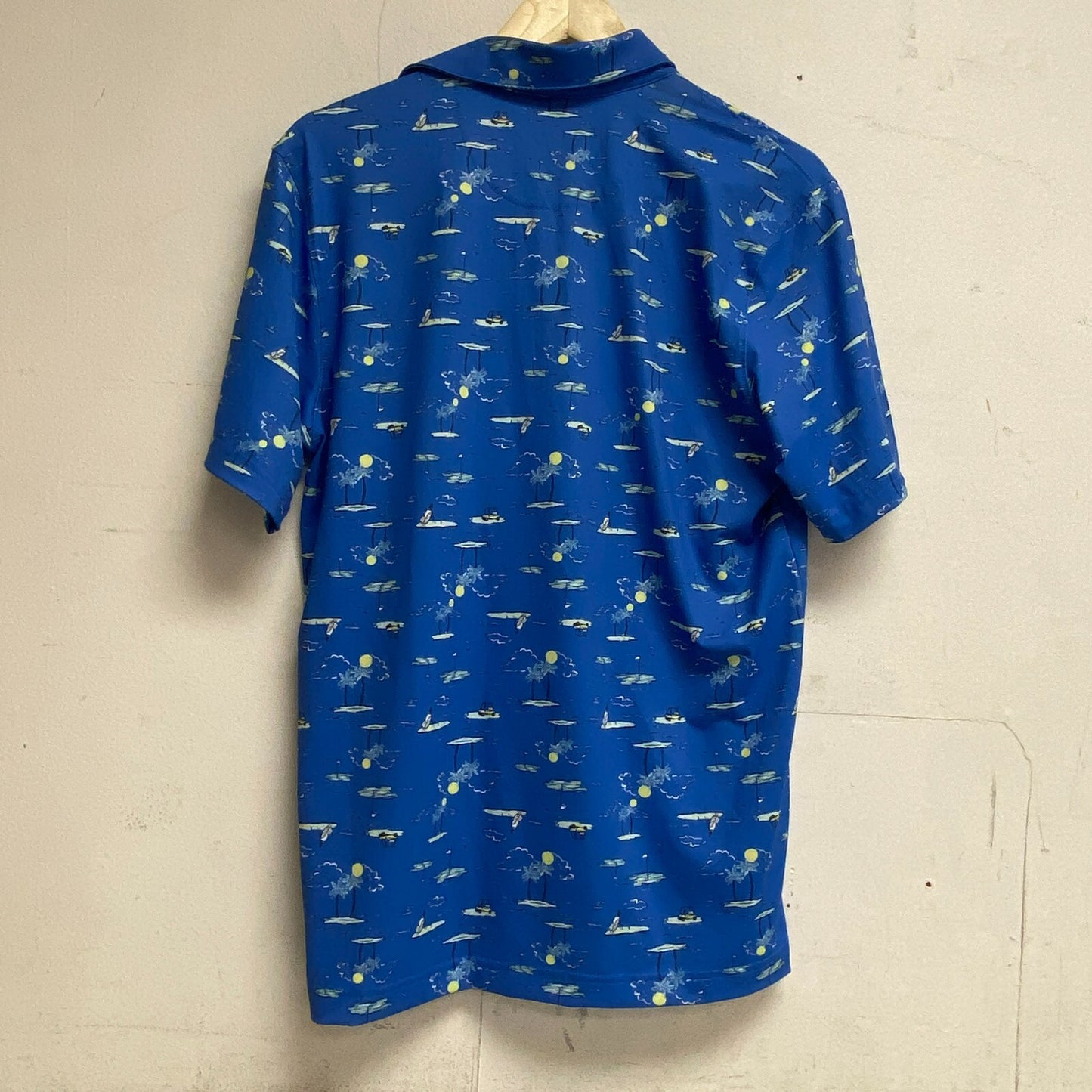 Walter Hagen Men's Performance Island Convo Printed Short Sleeve Golf MGA11494