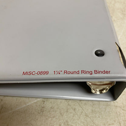 Federal Insurance 1 1/4" Round Ring Binder , #1197-1CP