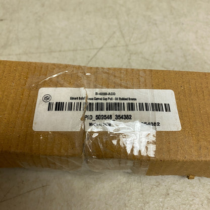 SIGNATURE HARDWARE EDVARD SOLID BRASS CURVED CUP PULL- OIL RUBBED BRONZE