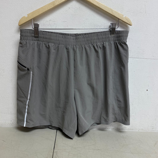 VRST Men's 5â Relaxed Fit Running Accelerate Short  Silver Shadow MAX2315055