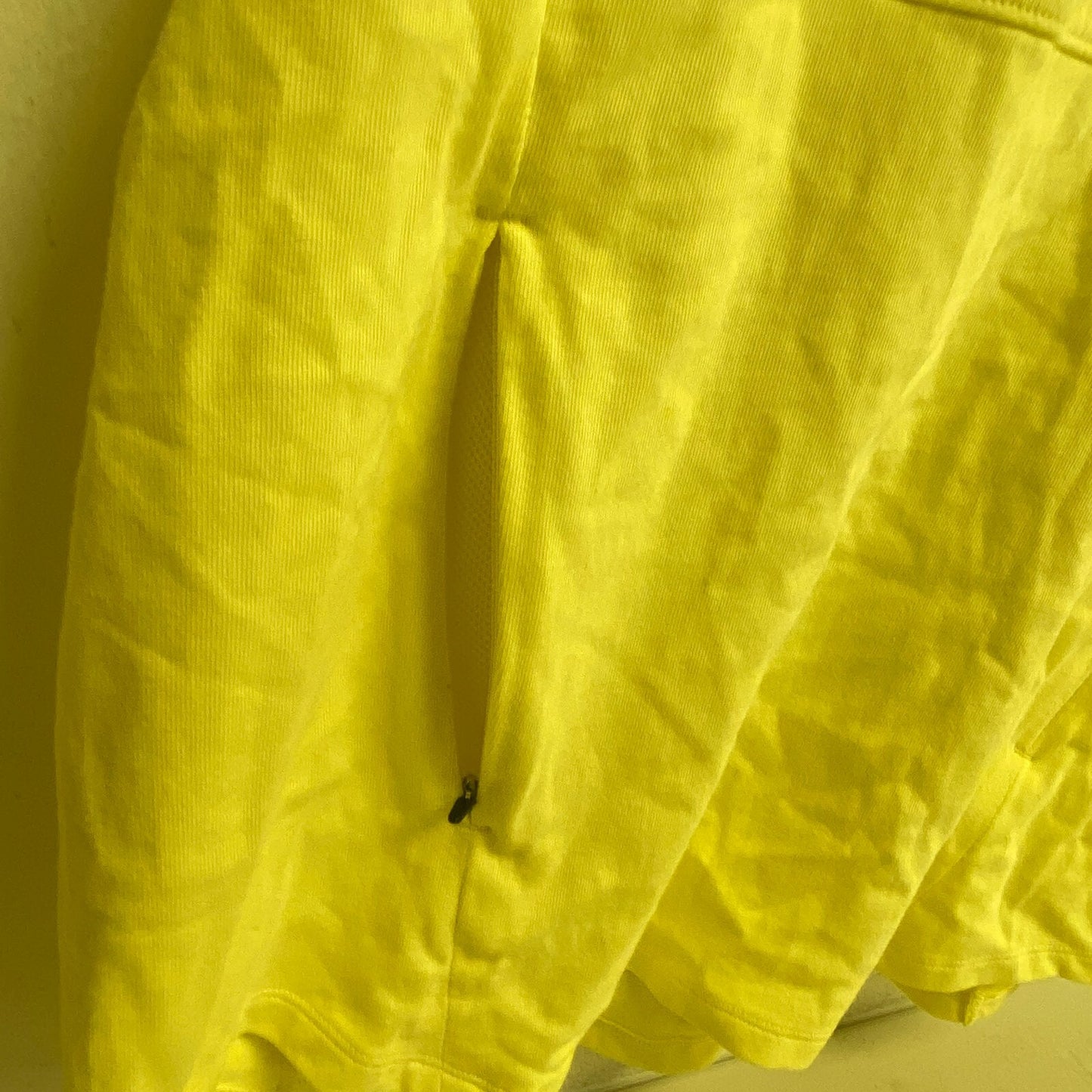 DSG X TWITCH + ALLISON Mens Zip Tank Sunny Yellow Top Solid Shirt BOSSM12104