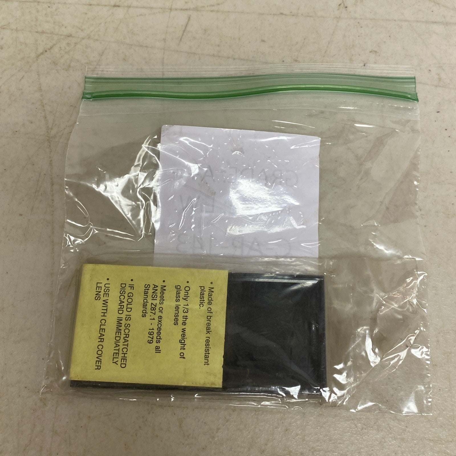 Forney 57061 Gold-Coated Shade 10 Welding Lens 2"x4-1/4" Glass Filter Plate