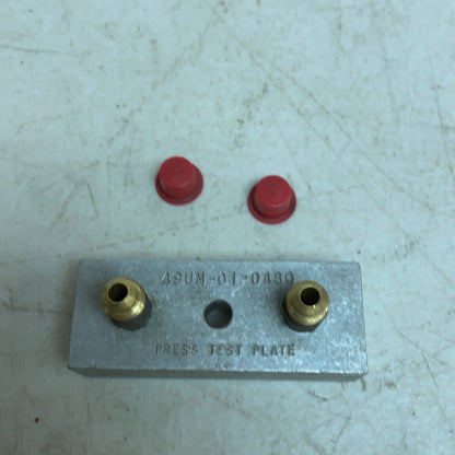 Mazda Press Test Plate 49UN-01-0480 Used Very good