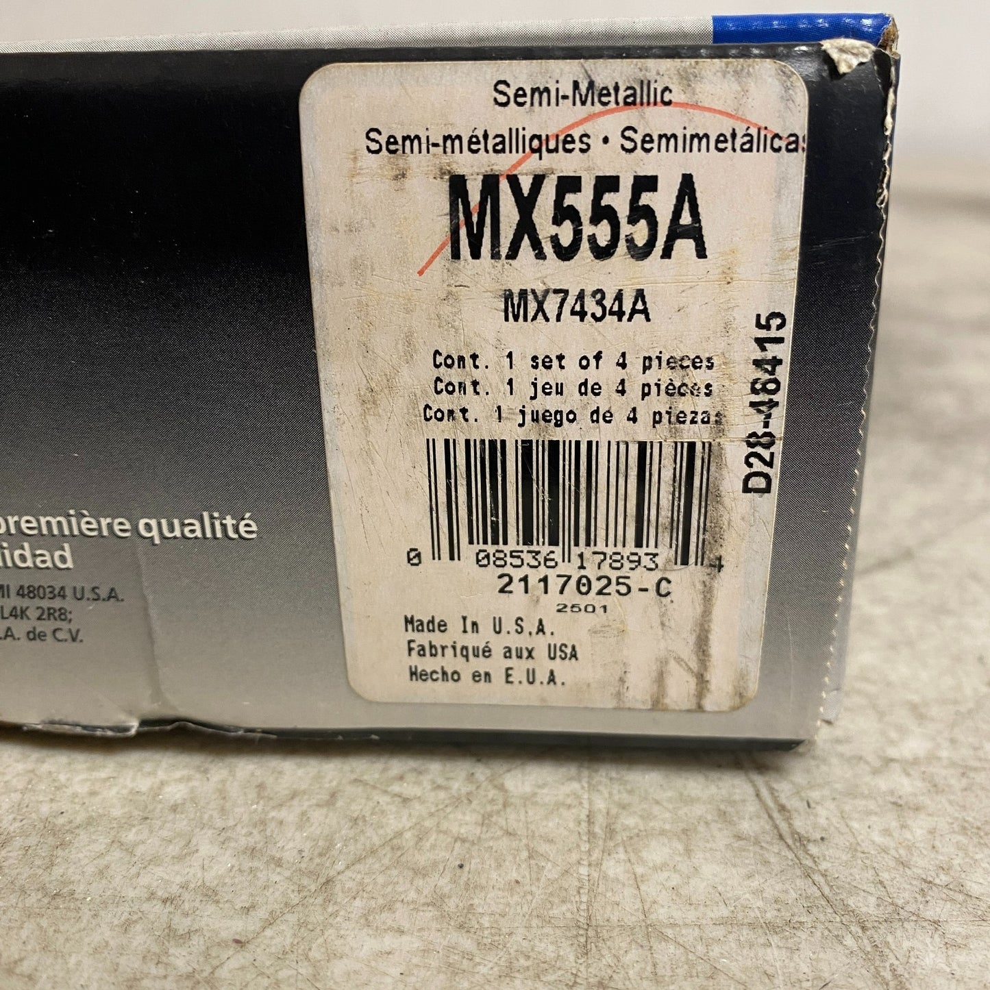 Wagner PAB913 Brake Pads ThermoQuiet Rear 2006-2015 Honda Civic