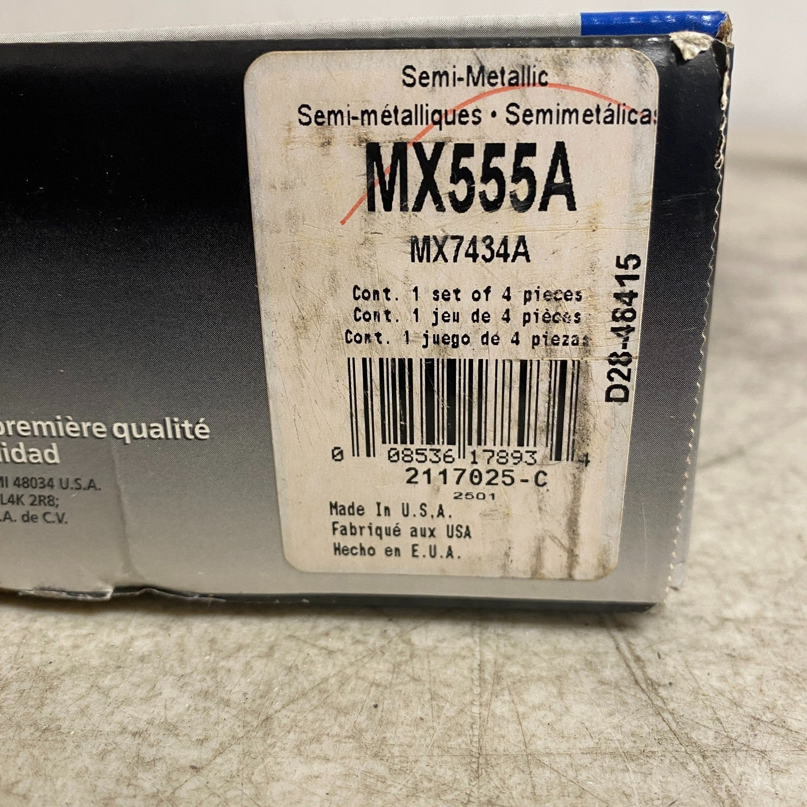 Wagner PAB913 Brake Pads ThermoQuiet Rear 2006-2015 Honda Civic