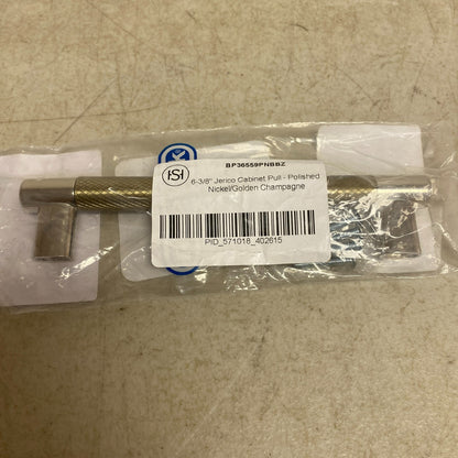 Signature Hardware Cabinet Pull Polished Nickel/Stainless Steel |6-3/8"inch