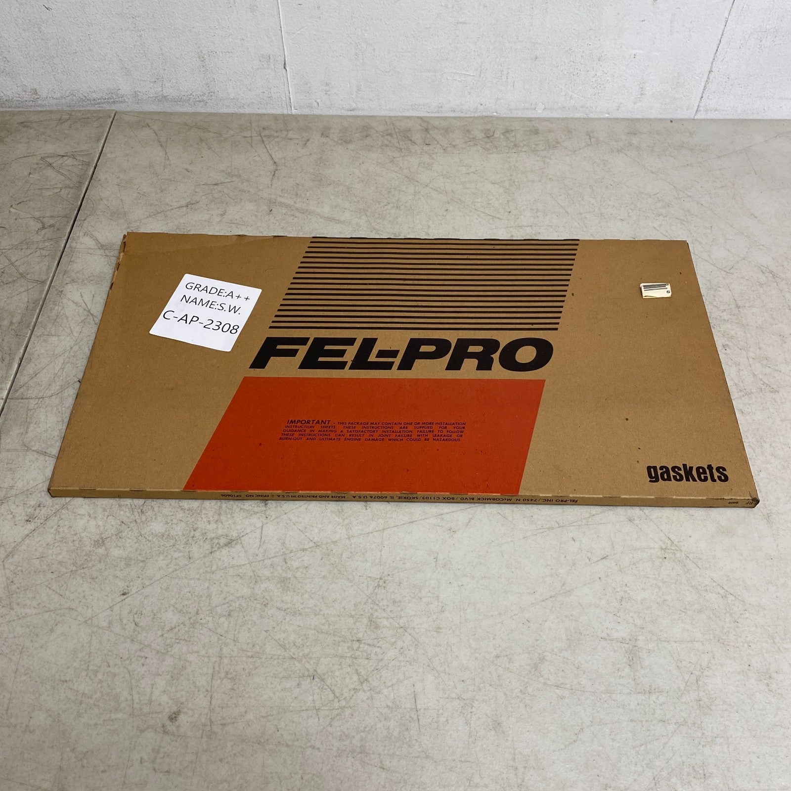 Fel‑Pro OS30434C Oil Pan Gasket Set 1982‑1985 Buick Century