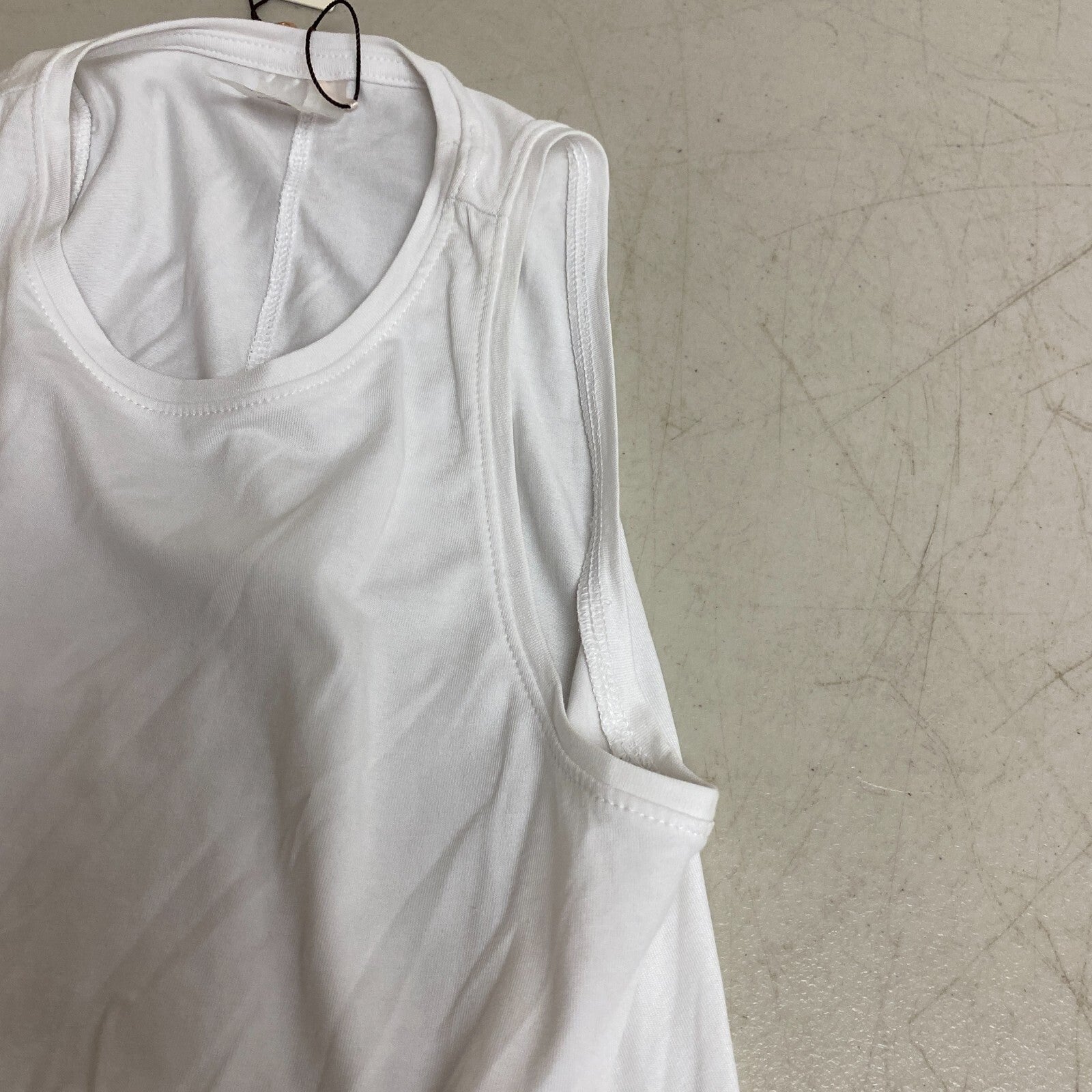Calia Women's Everyday Halter Tank Pure White WAX11198WP BRAND NEW