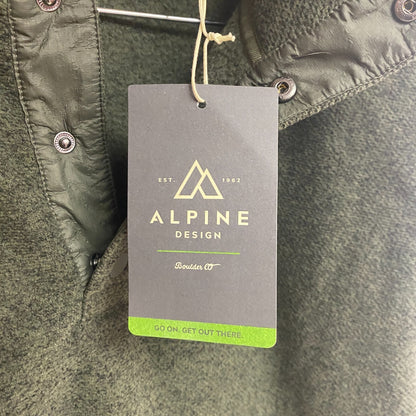 Alpine Design Mens Retreat QRT Snap Fleece Forest Night Heather ADM23603