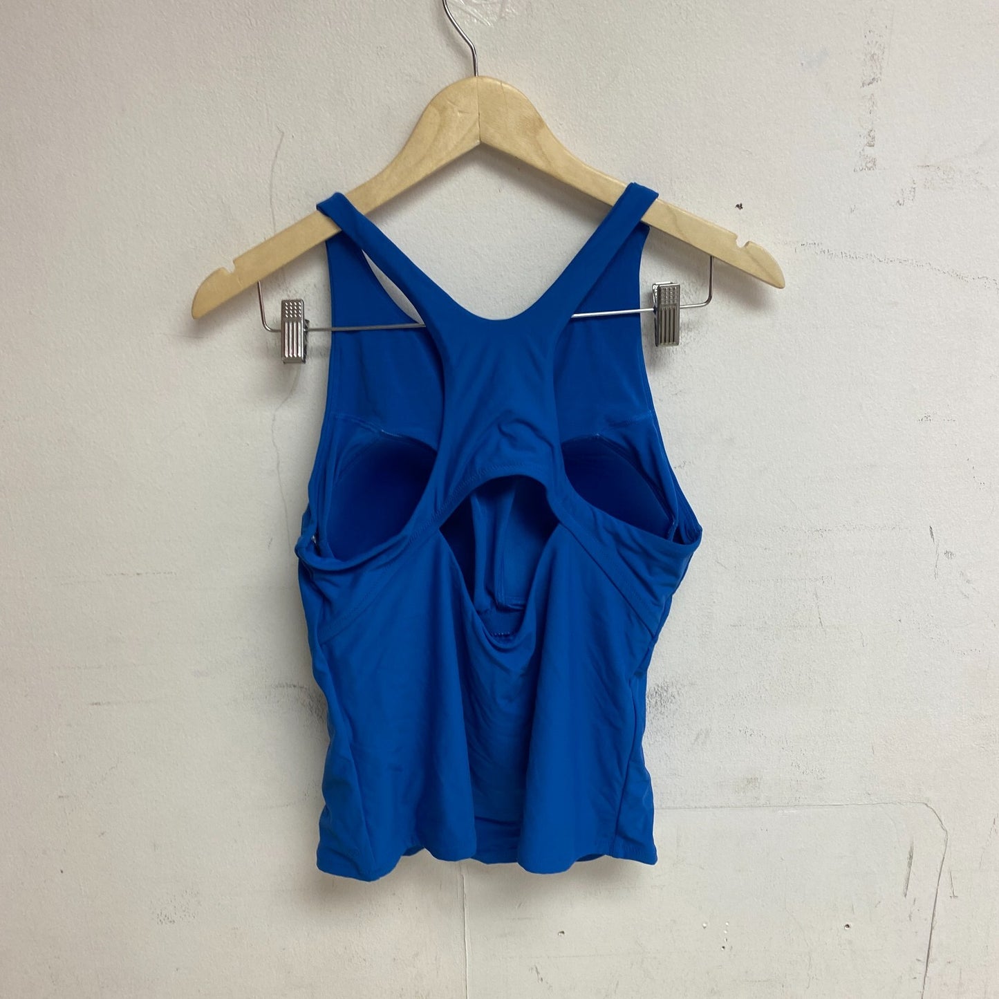 CALIA Women's High Support Cross Back Tankini Swim Top Royal Blue WSA23302 New!