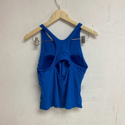 CALIA Women's High Support Cross Back Tankini Swim Top Royal Blue WSA23302 New!