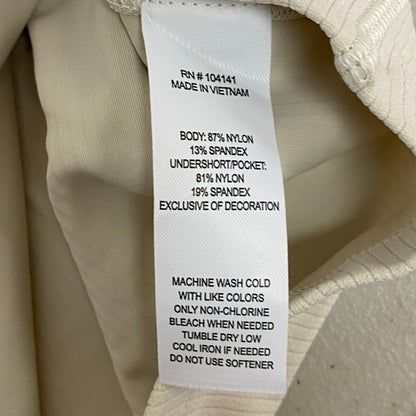 Alpine Deisgn Womens Relaxed Fit Ribbed Skort Light Khaki Solid ADW13809