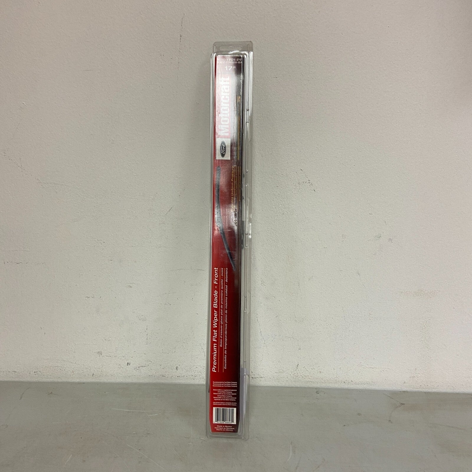 Ford Motorcraft OEM Premium Flat Wiper Blade Front 17" WW-1701-PF AU2Z-17V528-BA