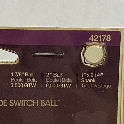 CURT Switch Ball Trailer Hitch Set Dual 1-7/8″ & 2″ Chrome 42178