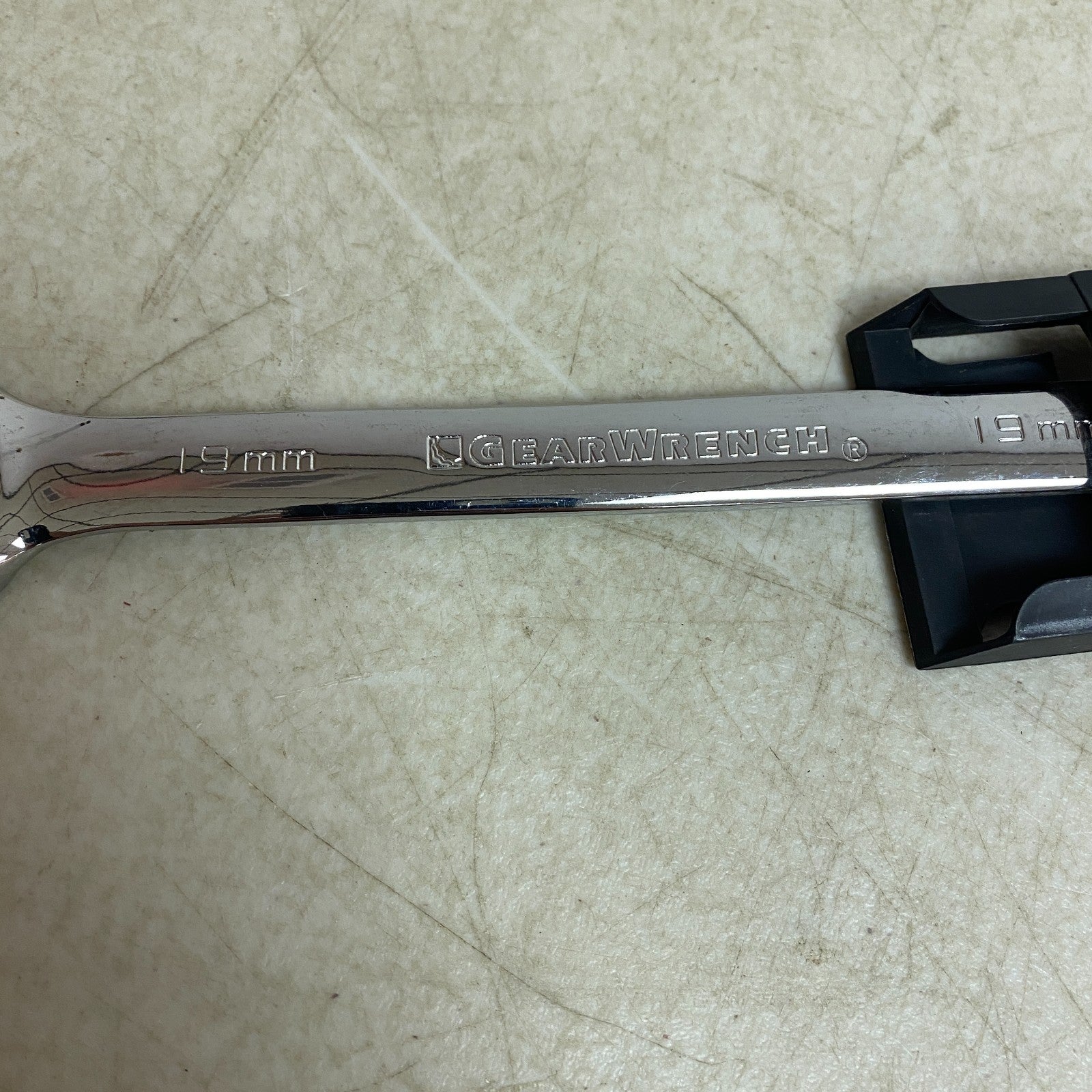 GEARWRENCH 19 mm 72 Tooth 12 Point Ratcheting Combination Wrench Chrome 9119