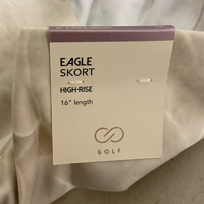 CALIA Women's 16" Eagle Golf Skort Tan Aquatic Coral Print WCG17021PRTS23