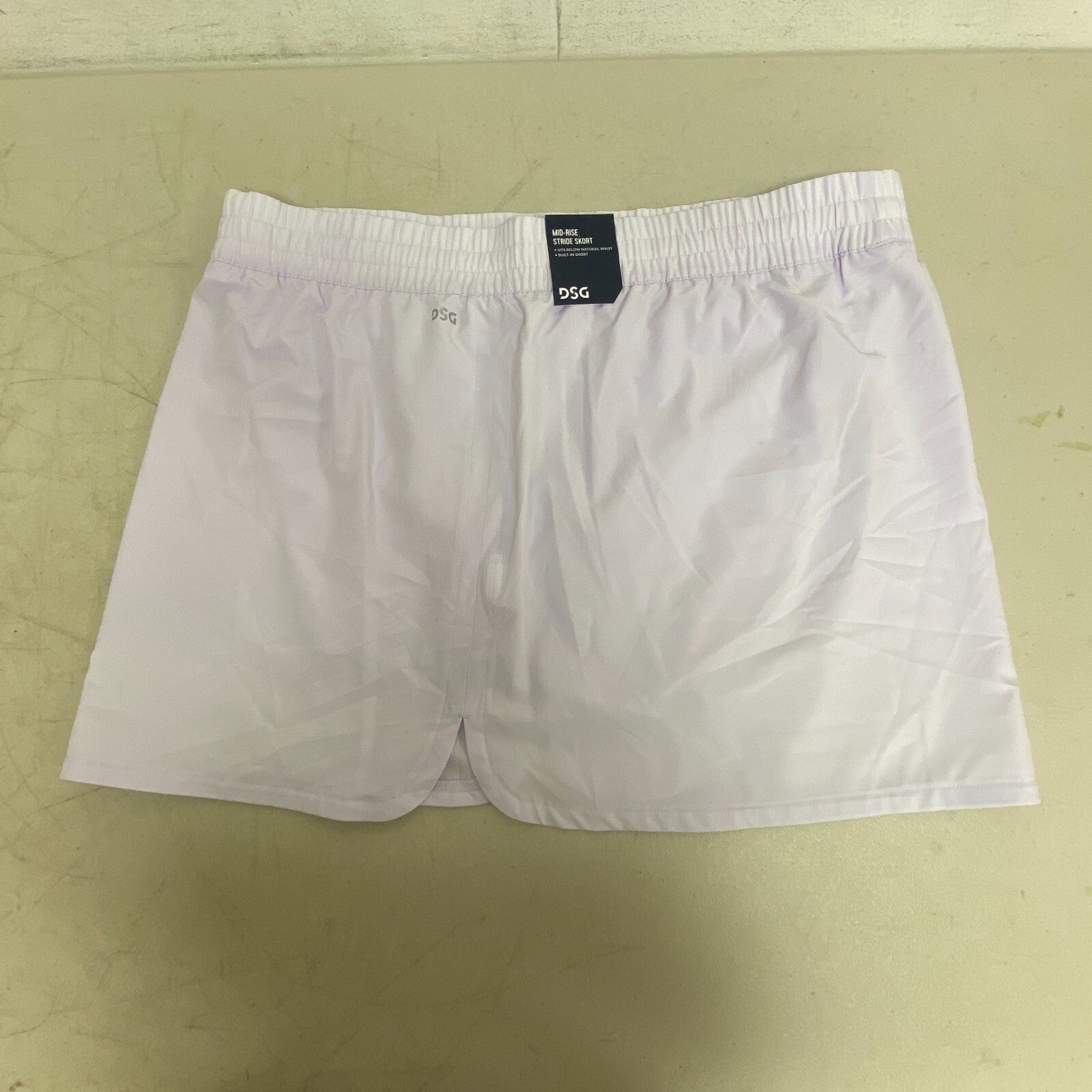 DSG Women's Performance Mid Rise Stride Skort Built-in Short Lilac DAW13123
