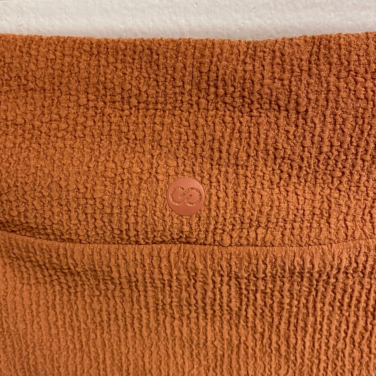 Calia Women's Wide Banded High Rise Swim Bottom APRICOT AURA WSA23408N