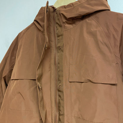 Calia Women's Hooded Parka Rocky Mountain Brown WAX36039 Waterproof Warm