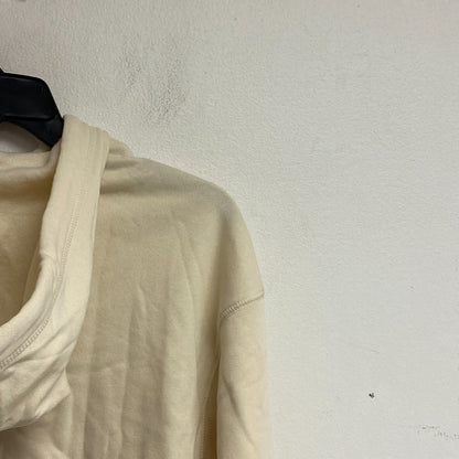 Arizona Jean Co. Women's Cropped Zip Up Hoodie Size Small Color: White Cap