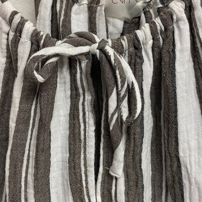 Calia Women Split NK HLTR Mini Coverup Verigated Stripe Stylish WSA23911NS