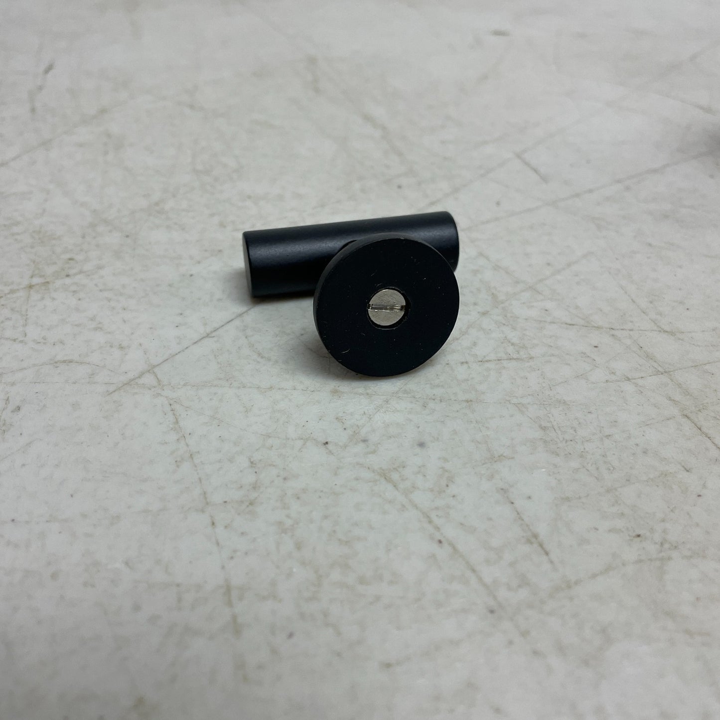 Signature Hardware 1-3/4" Colmar Brass T Knob in Black SH553067BLK