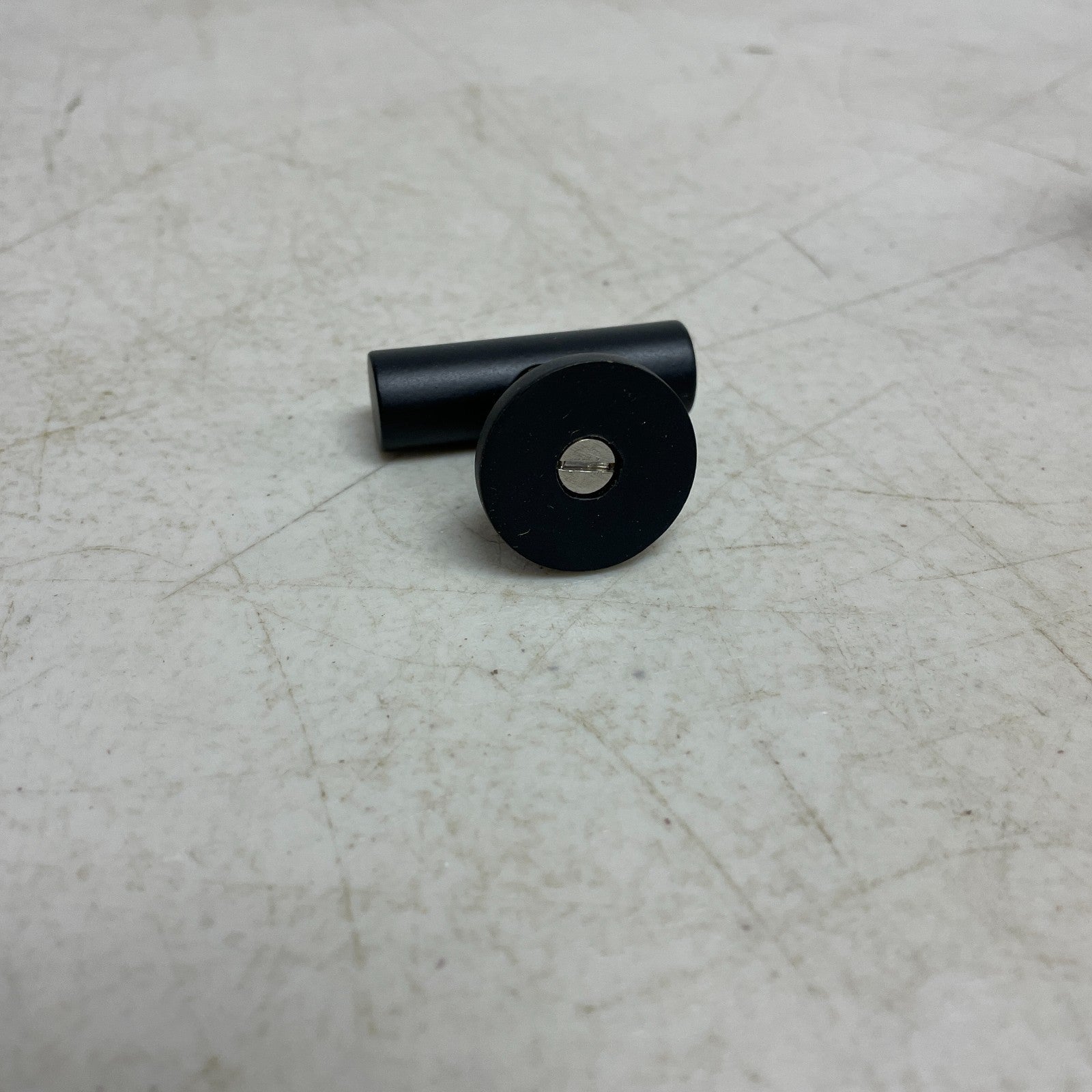 Signature Hardware 1-3/4" Colmar Brass T Knob in Black SH553067BLK