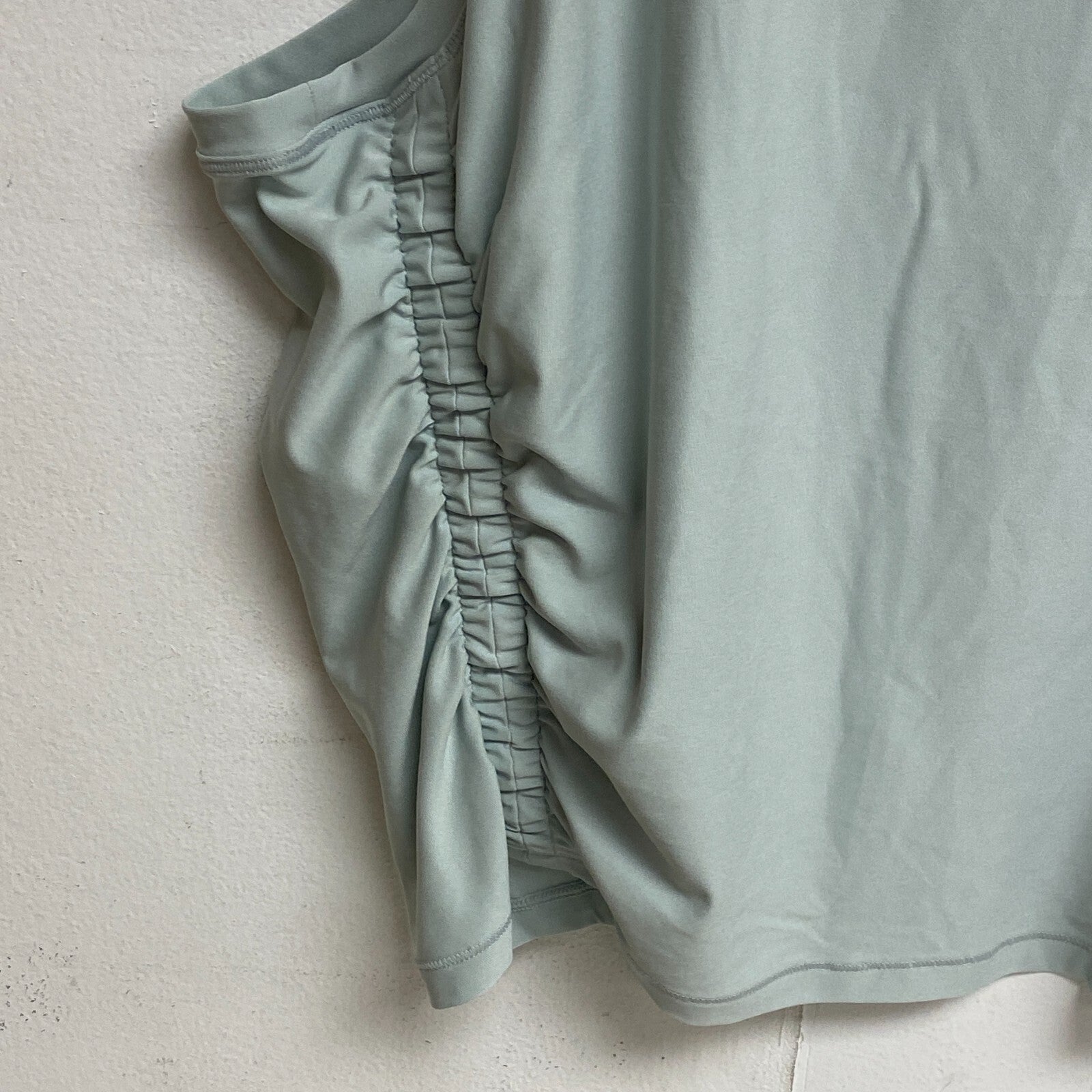 DSG Women's Relaxed Fit Cinch Tank Top Pale Seaglass Sleeveless Solid DAW23100