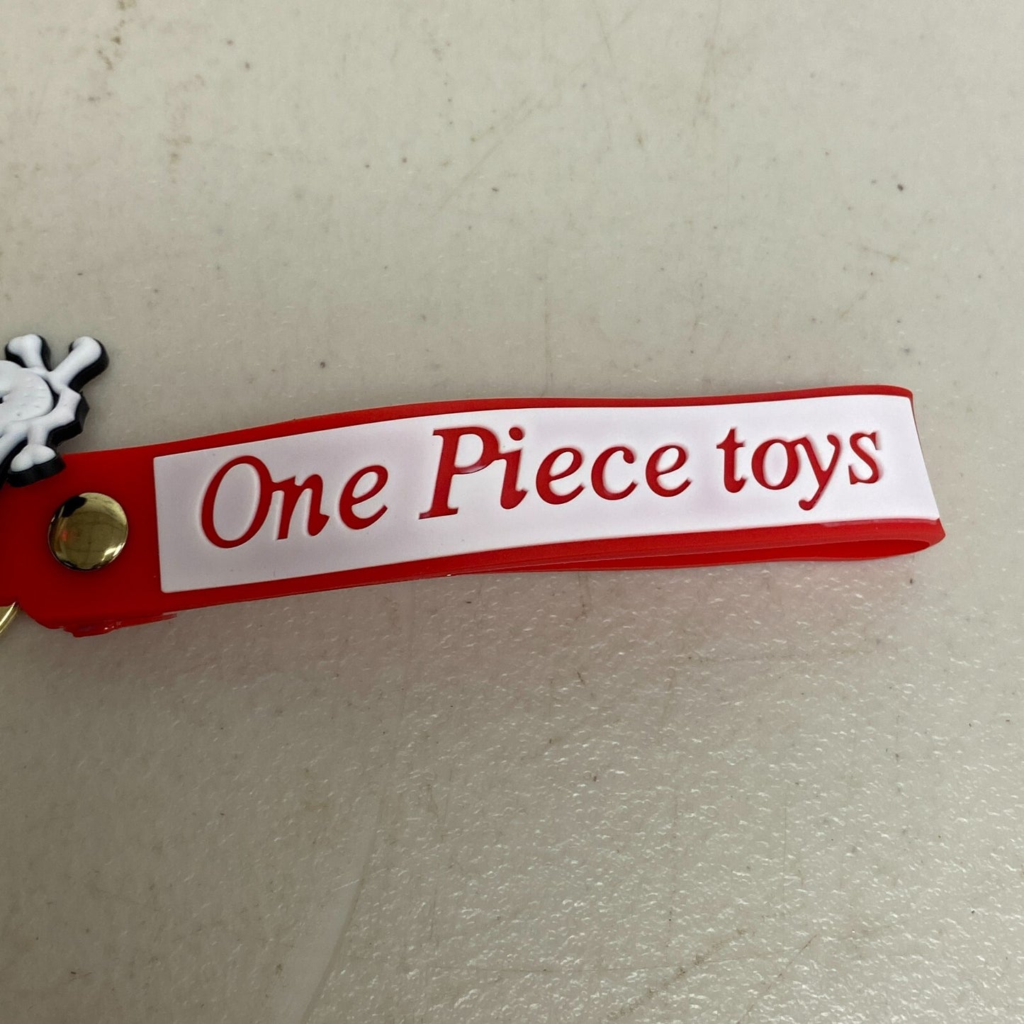One Piece Monkey D. Luffy Anime Keychain Key Ring Bag Charm PVC Silicone 