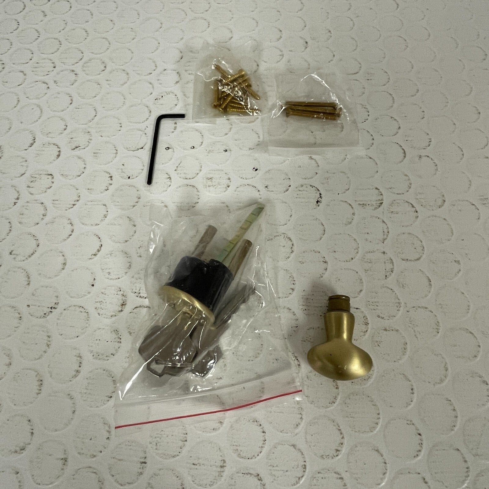 Signature Hardware Roman Entrance Door Set – Lever, Satin Brass, Left‑Hand