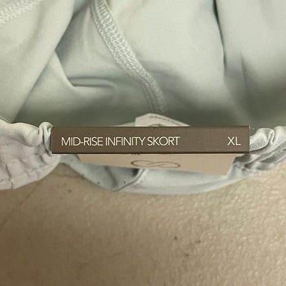 Calia Mid Rise Infinity Run Skort Calming Green Relaxed Fit WAX12360