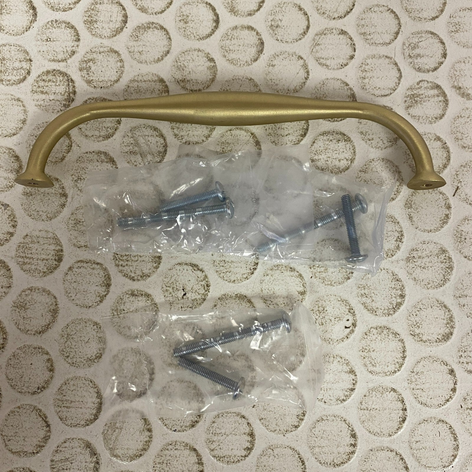 Signature Hardware Padilla B-3960-6.25 Solid Brass Cabinet Pull 6¼″  Satin Brass