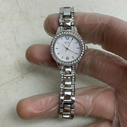 Relic By Fossil Women's Tenley Silver-Tone Metal Watch with Matching Band ZR3457