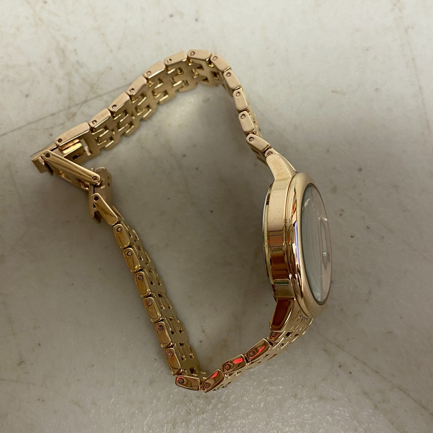 Armitron Women's genuine crystal pearl watch design rose gold plated Watch