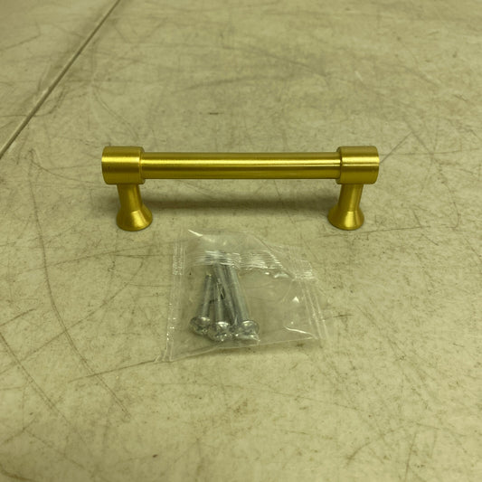 Signature Hardware 8" Strasbourg Solid Brass Cabinet Pull - Satin Brass