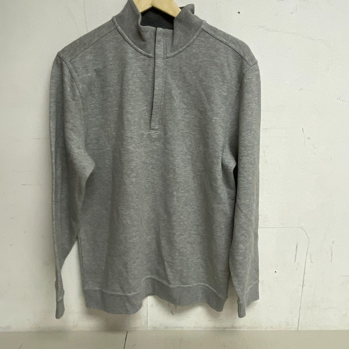 Walter Hagen Men's Perfect 11 Pique Fleece Mid 1/4 ZIP Light Grey Heather MGA361