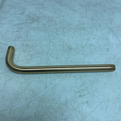 Signature Hardware 12'' Shower Arm & Flange - Brushed Gold SHRSA123BG
