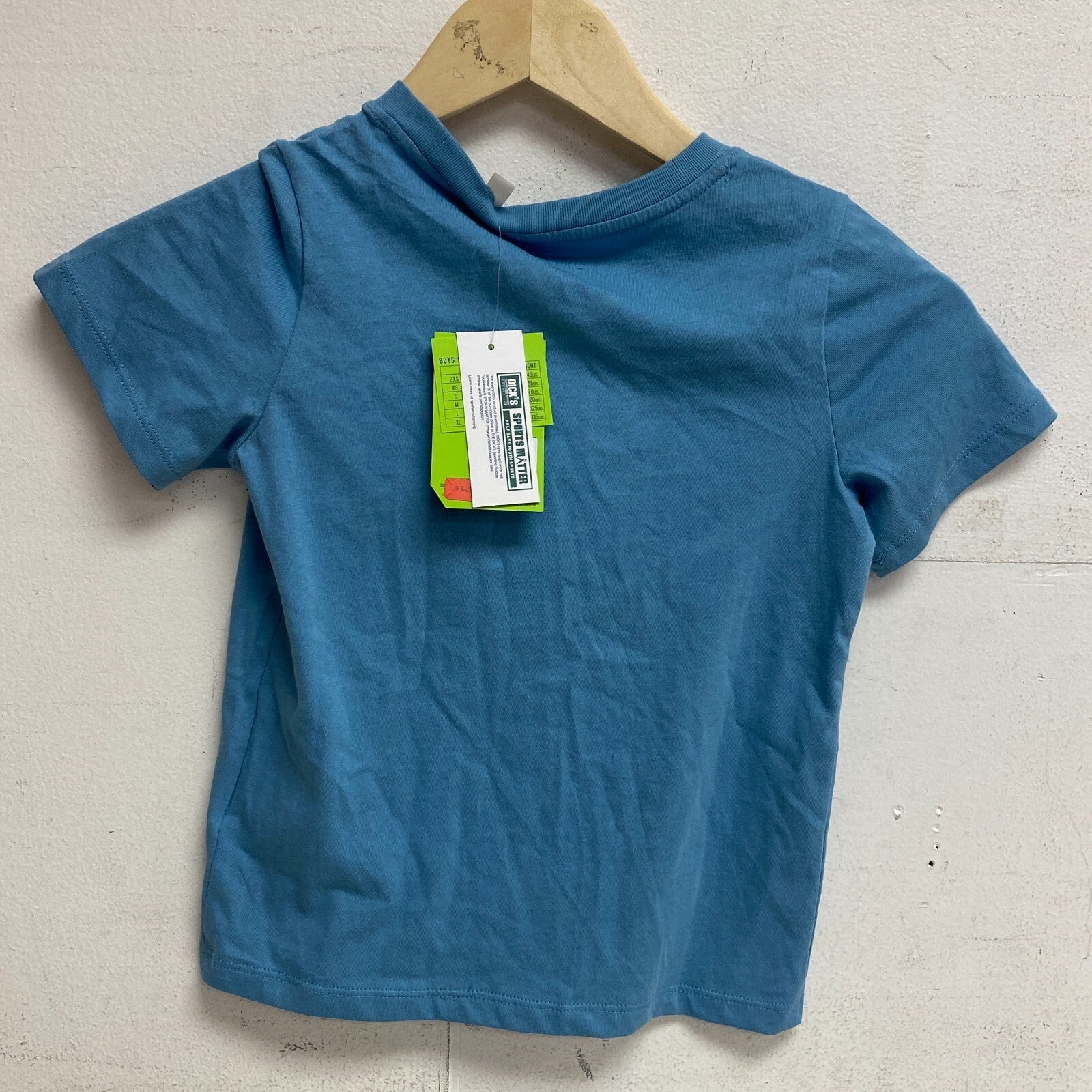 DSG Boys' Solid Cotton Graphic Tee Sunny Blue DAB21108 BRAND NEW