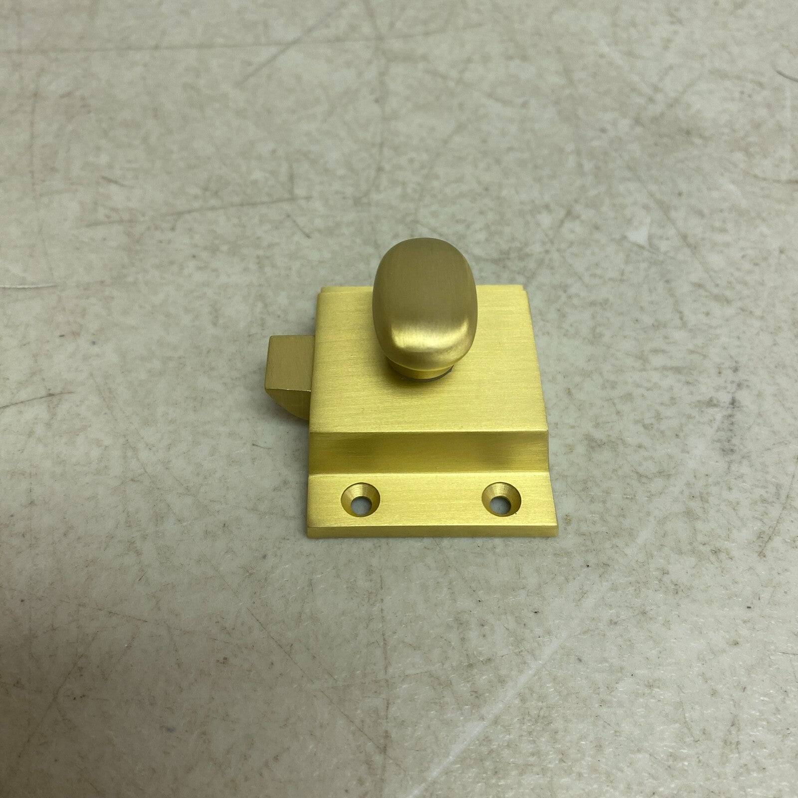 Pitkin Brass Cabinet Latches with Oval Knob SH553088SB