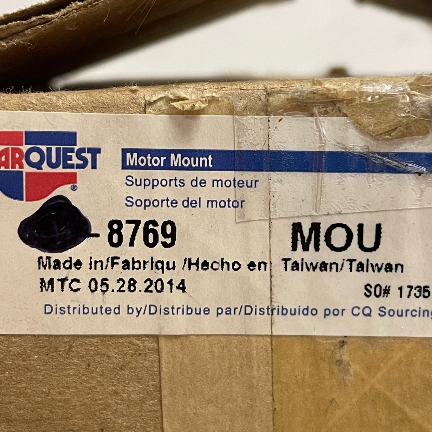 Carquest 8769 Front Engine Mount Fits Hyundai Sonata 1999–2005 Kia Optima 01–04